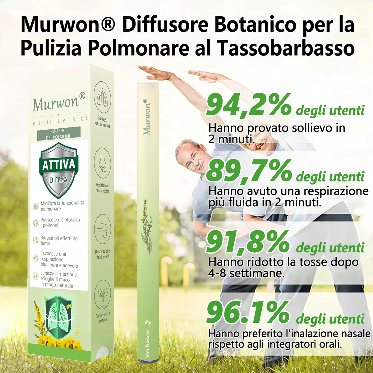 𝐍𝐞𝐠𝐨𝐳𝐢𝐨 𝐮𝐟𝐟𝐢𝐜𝐢𝐚𝐥𝐞✅ 𝑴𝒖𝑟𝑤𝗈𝗇® 𝑫𝒊𝒇𝒇𝒖𝒔𝒐𝒓𝒆 𝒃𝒐𝒕𝒂𝒏𝒊𝒄𝒐 𝒅𝒊 𝒗𝒆𝒓𝒃𝒂𝒔𝒄𝒐 𝒑𝒆𝒓 𝒍𝒂 𝒑𝒖𝒍𝒊𝒛𝒊𝒂 𝒅𝒆𝒊 𝒑𝒐𝒍𝒎𝒐𝒏𝒊(🫁Indicato per tosse, faringite, respiro affannoso, eccesso di muco, congestione nasale, bronchite, sintomi allergici e fastidi polmonari)1