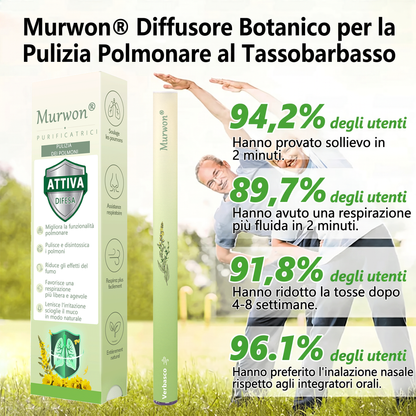 𝐍𝐞𝐠𝐨𝐳𝐢𝐨 𝐮𝐟𝐟𝐢𝐜𝐢𝐚𝐥𝐞✅ 𝑴𝒖𝑟𝑤𝗈𝗇® 𝑫𝒊𝒇𝒇𝒖𝒔𝒐𝒓𝒆 𝒃𝒐𝒕𝒂𝒏𝒊𝒄𝒐 𝒅𝒊 𝒗𝒆𝒓𝒃𝒂𝒔𝒄𝒐 𝒑𝒆𝒓 𝒍𝒂 𝒑𝒖𝒍𝒊𝒛𝒊𝒂 𝒅𝒆𝒊 𝒑𝒐𝒍𝒎𝒐𝒏𝒊(🫁Indicato per tosse, faringite, respiro affannoso, eccesso di muco, congestione nasale, bronchite, sintomi allergici e fastidi polmonari)1