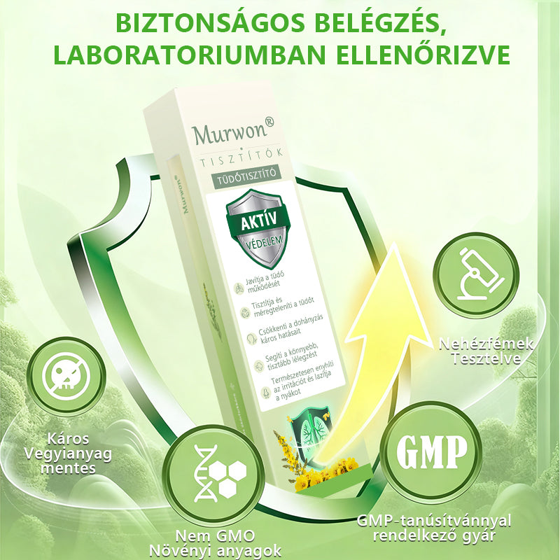🇭🇺 Hivatalos Webáruház✅𝑴𝒖𝒓𝒘𝒐𝒏® Gyógynövényes Légzéskönnyítő Inhalátor 🌿 (Természetes támogatás a tiszta légutakért és a friss torokért)1💝