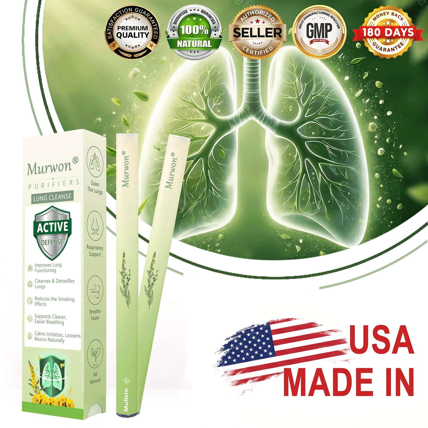 🇺🇸 𝐏𝐫𝐨𝐮𝐝𝐥𝐲 𝐌𝐚𝐝𝐞 & 𝐒𝐡𝐢𝐩𝐩𝐞𝐝 𝐢𝐧 𝐭𝐡𝐞 𝐔𝐒A✅𝐌𝐮𝐫𝐰𝒐𝒏® 𝐁𝐨𝐭𝐚𝐧𝐢𝐜𝐚𝐥 𝐌𝐮𝐥𝐥𝐞𝐢𝐧 𝐋𝐮𝐧𝐠 𝐂𝐥𝐞𝐚𝐧𝐬𝐞 𝐃𝐢𝐟𝐟𝐮𝐬𝐞𝐫🔥(👨‍⚕️Cough, Pharyngitis, shortness of breath, sputum, stuffy nose, bronchitis, bronchitis, allergy symptoms, lung discomfort)1❤️
