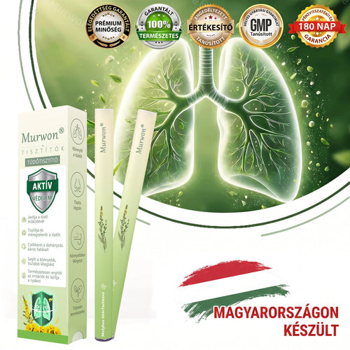 🇭🇺 Hivatalos Webáruház✅𝑴𝒖𝒓𝒘𝒐𝒏® Gyógynövényes Légzéskönnyítő Inhalátor 🌿 (Természetes támogatás a tiszta légutakért és a friss torokért)1💝