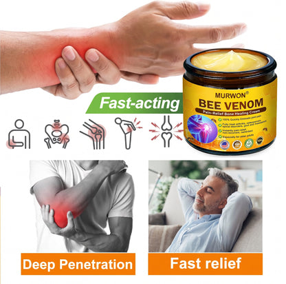 30% Discount🎁🎁|𝐌𝐔𝐑𝐖𝐎𝐍® Bee Venom Pain-Relief Bone Healing Cream ✨✨✨(Specially for older adults)