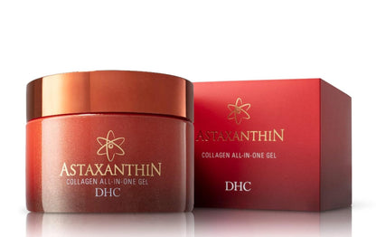 DHC Astaxanthin Collagen All-in-One Gel, Brightening Daytime Facial Moisturizer, Lightweight, Toning, Hydrating, Absorbs Quickly, Collagen, Fragrance and Colorant free, Ideal for all Skin Types